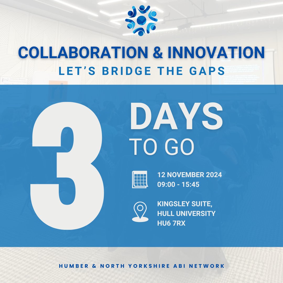 Only 3 days to go until our annual CPD event. This year we are focusing on "bridging the gaps" in the patient journey.

We look forward to welcoming all of our delegates on Tuesday 12th November.

#hnyabi #wecanbridgethegaps #CPD #neurorehabilitation #braininjuryawareness