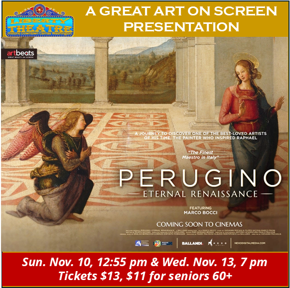 Discover Perugino, one of the most revered artists of the 15th Century and to celebrate the 500th Anniversary of his death. Reserve seats camasliberty.com/movies/314442-…