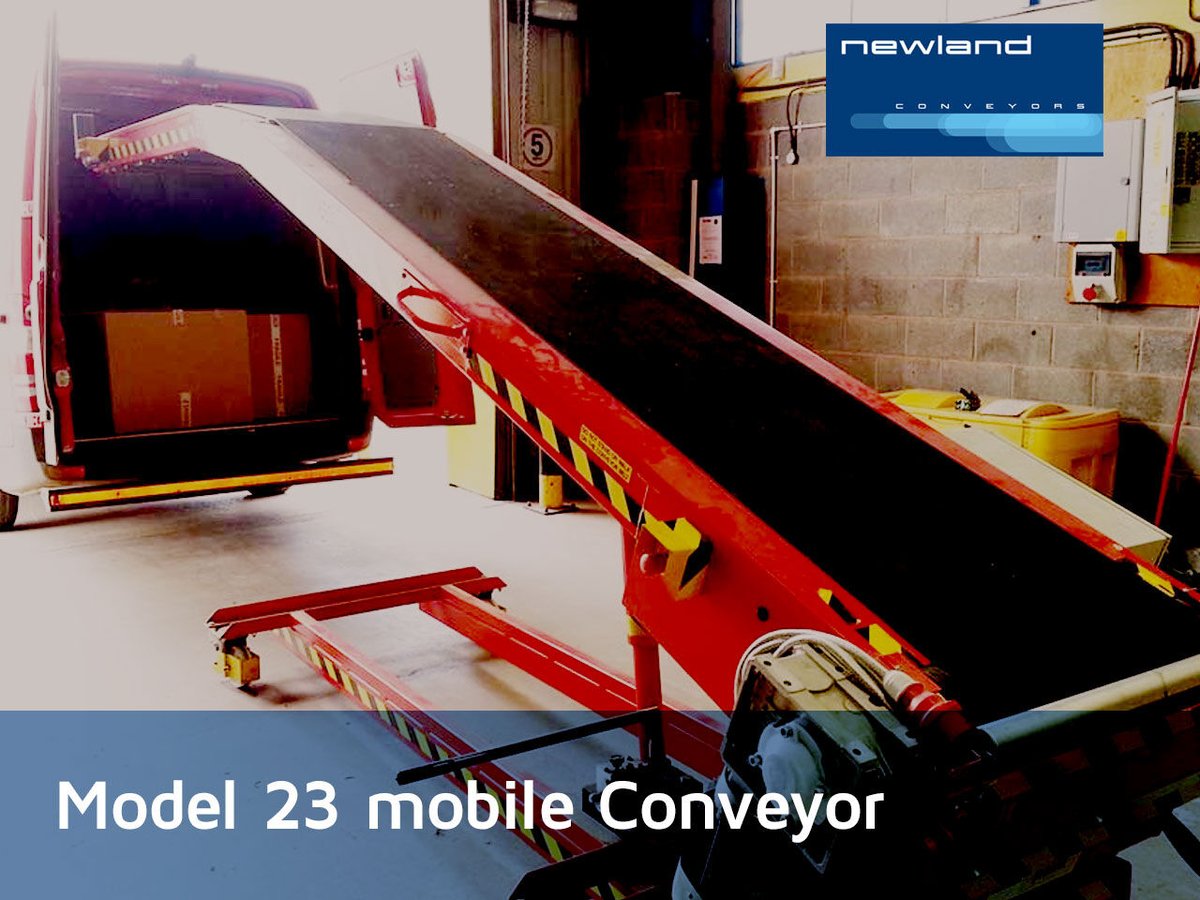 The Newland 'Model 23' mobile conveyor is intended mainly for vehicle loading and unloading and is an adapted version of the popular 'Trader' model. It can work easily from ground level or from a raised dock. 
#vanloading #conveyor #productivity
bit.ly/3UCJpVa
