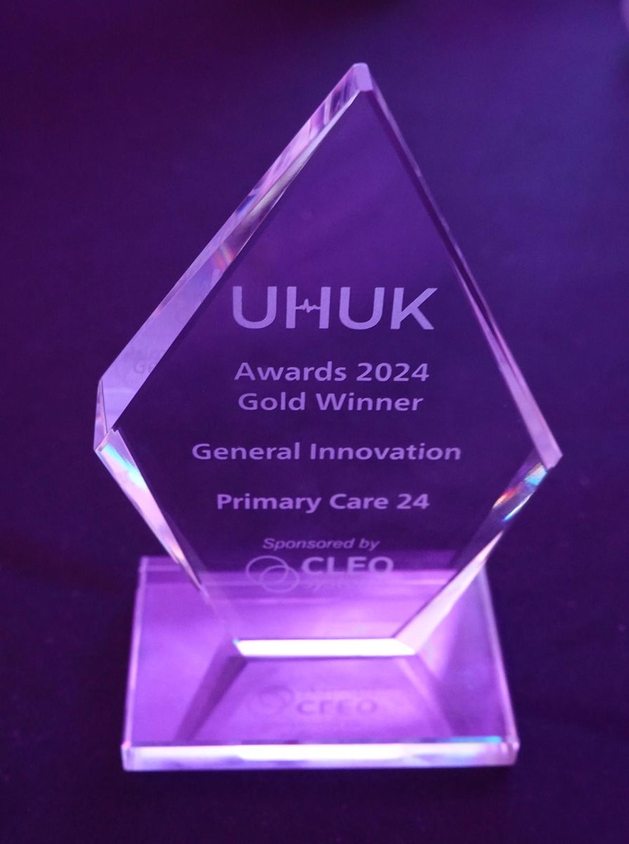 We are pleased to announce that we won the General Innovation Award at the UHUK 2024 Awards, based on our new Primary Care Hub Model and Urgent Care Collaboration! 🏆   

Well done to our brilliant colleagues who made both of these projects possible!

<a href="/UrgentHealthUK/">UrgentHealthUK</a>