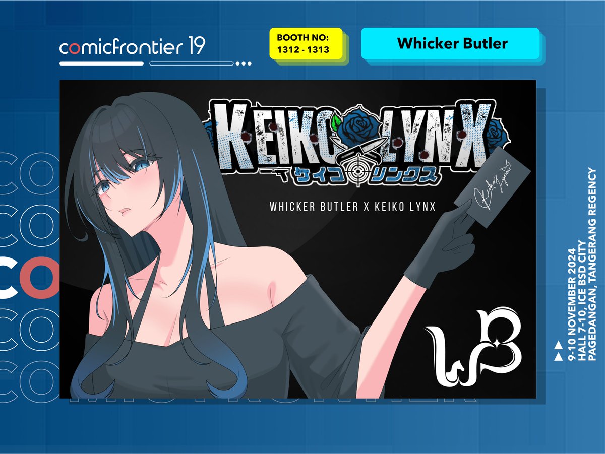 Comic Frontier (@comifuro) on Twitter photo Kali ini <a href="/WhickerButler/">Whicker Butler || CFXX Booth AC23-24</a> ikut ngeramein <a href="/comifuro/">Comic Frontier</a> CF19 loh, kami lagi nyari sesuatu nih~ hah? kami siapa? penasaran kah? mending langsung aja datengin booth kami di 1313 ya. Di sana kami gak sendirian, ada Bu Bos <a href="/Keiko_Lynx/">Keiko Lynx | 0</a> juga loh~ pasti seru! jadi silahkan datang dan ramaikan~ Kali ini <a href="/WhickerButler/">Whicker Butler || CFXX Booth AC23-24</a> ikut ngeramein <a href="/comifuro/">Comic Frontier</a> CF19 loh, kami lagi nyari sesuatu nih~ hah? kami siapa? penasaran kah? mending langsung aja datengin booth kami di 1313 ya. Di sana kami gak sendirian, ada Bu Bos <a href="/Keiko_Lynx/">Keiko Lynx | 0</a> juga loh~ pasti seru! jadi silahkan datang dan ramaikan~