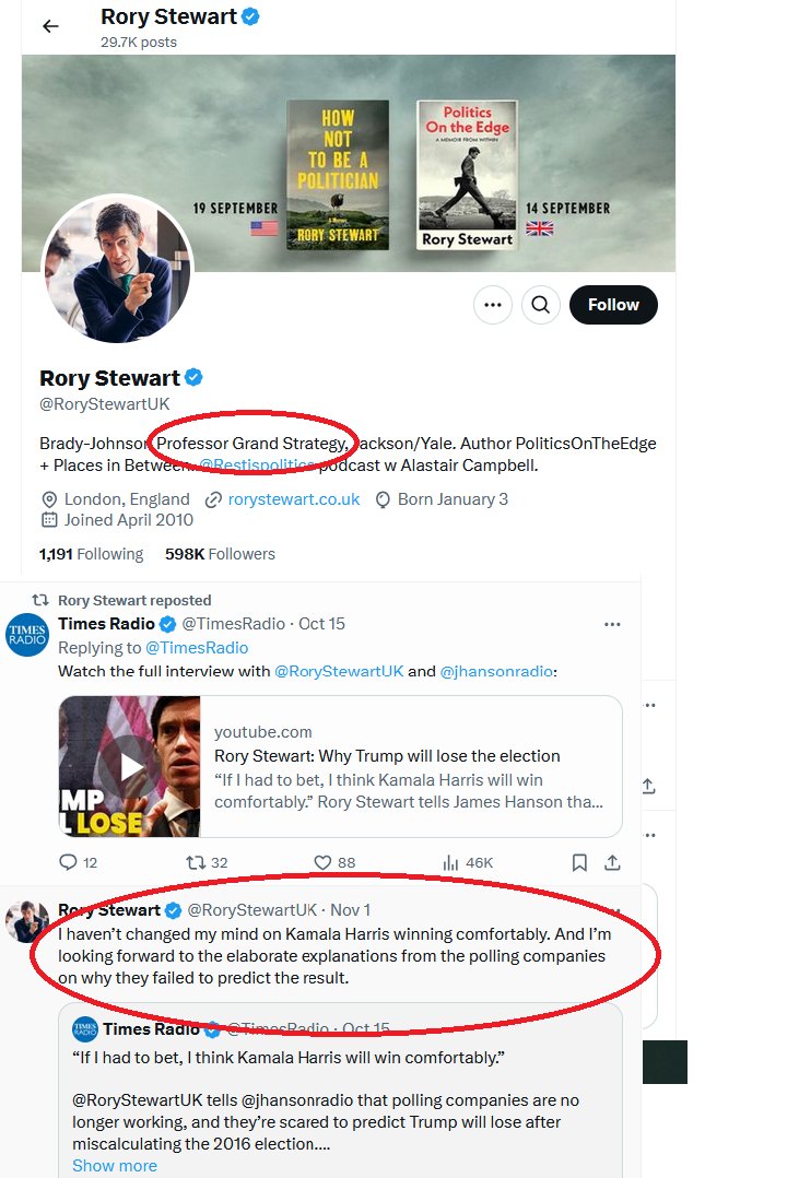 Life has ups & downs (@roll_the_dice90) on Twitter photo There will not be one ounce of introspection, not a moment's hesitation in the sneering, snobbishness of the liberal elite.
Take this Grand Strategist <a href="/RoryStewartUK/">Rory Stewart</a> who can't look 3 moves ahead in real life.
Parasites. There will not be one ounce of introspection, not a moment's hesitation in the sneering, snobbishness of the liberal elite.
Take this Grand Strategist <a href="/RoryStewartUK/">Rory Stewart</a> who can't look 3 moves ahead in real life.
Parasites.