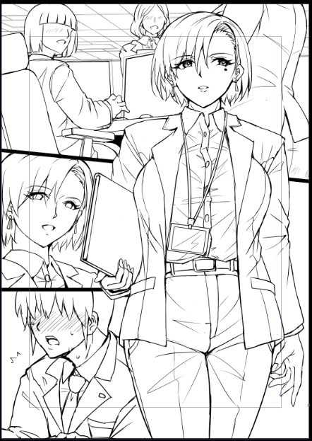 原稿がんばるんば。誰だ!オフィスラブもののオリジナル描こうとか言いだした奴は!スーツ描くの難しい!オフィス描くのめんどい!はやく剥かないと!! 