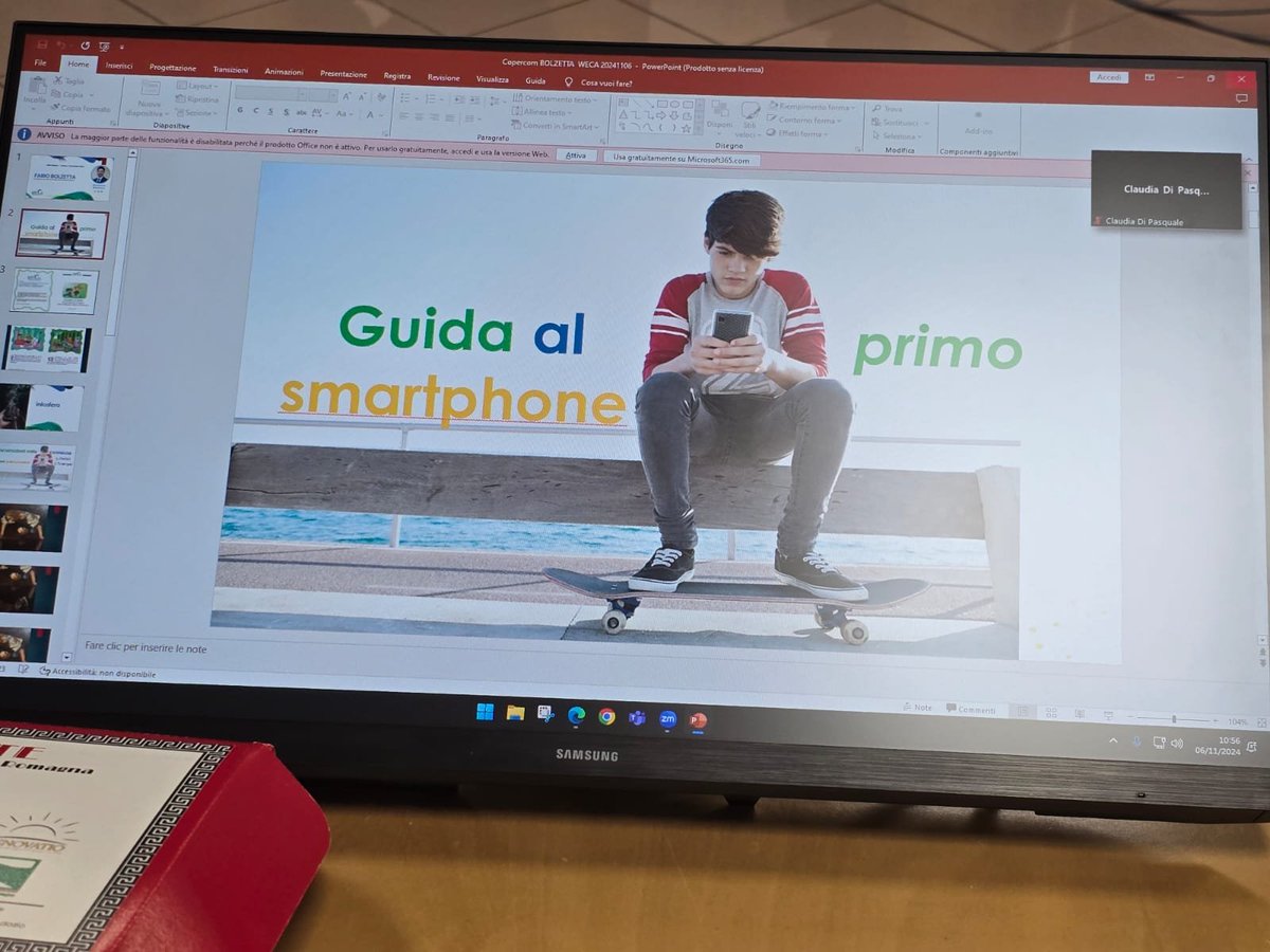 copercom's tweet image. Fabio Bolzetta @FabioBolzetta, presidente @Webcattolici, presenta al Comitato dei presenti e delegati #Copercom il progetto di "Guida al primo smartphone" pensata per genitori ed educatori