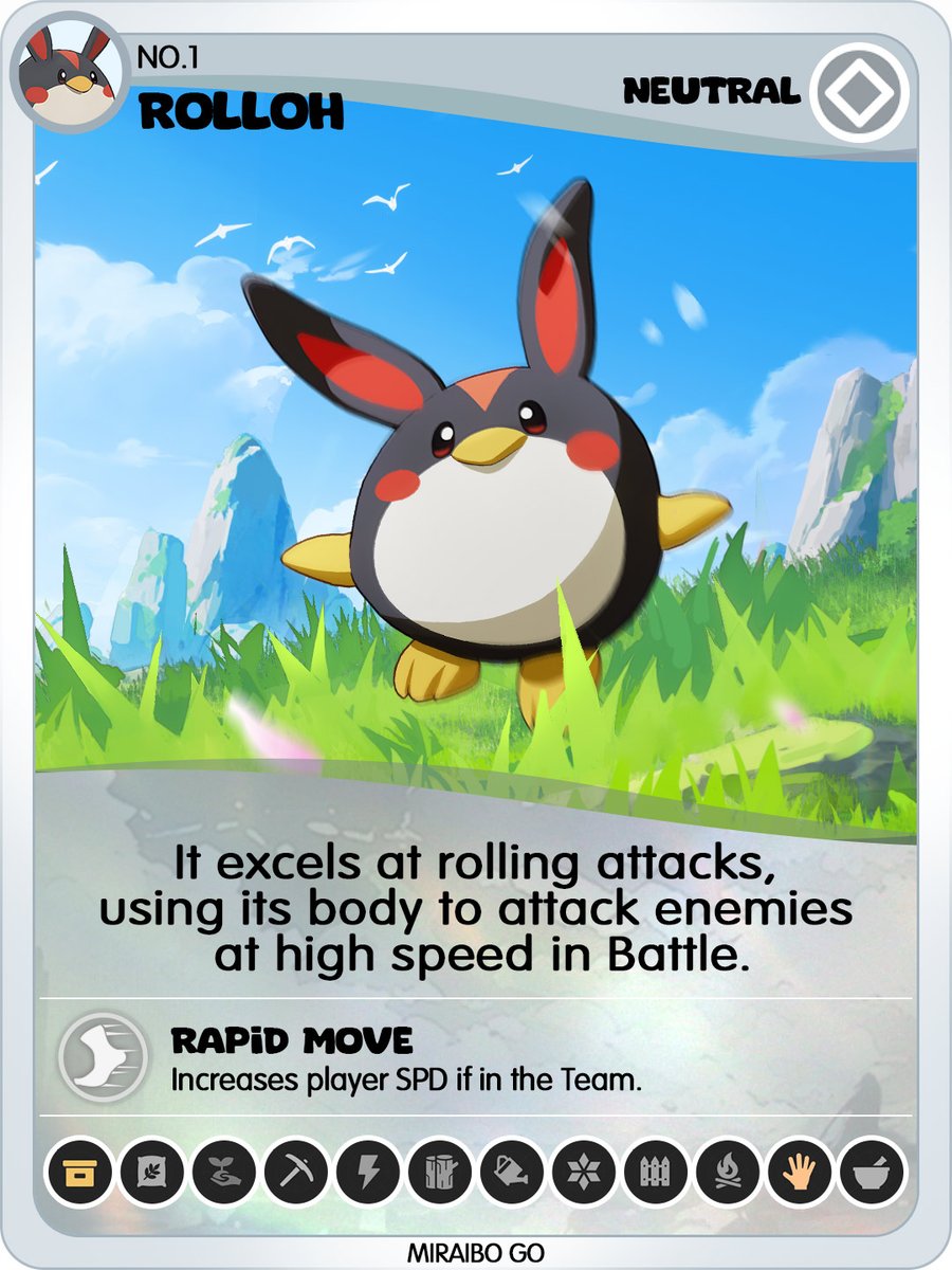 MiraiboGO's tweet photo. ❓ Who Am I | Rolloh! 📕

🍃 Element: Normal
⛰️ Job Adaptability: Handiwork, Transporting
⚔ Kill Drops: Animal Fur
📜 Partner Skill: Increases player SPD if in the Team.

#MiraiboGO https://t.co/zgYavK0N9n