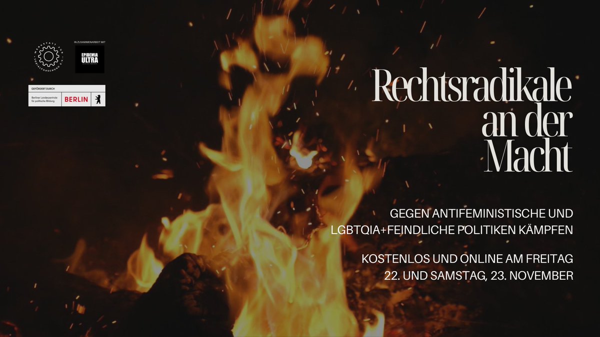 🇺🇸 Der Sieg von Trump ist symptomatisch für einen Diskurs, der sich überall auf der Welt durchsetzt
👉 Was machen #Rechtsradikale an der Macht? Wie können wir dagegen kämpfen?
🔥Unsere Tagung mit <a href="/Epidemia_Ultra/">Epidemia Ultra</a> wird leider immer relevanter, melde dich an! forms.gle/nC2Sp68KkpgSfu…