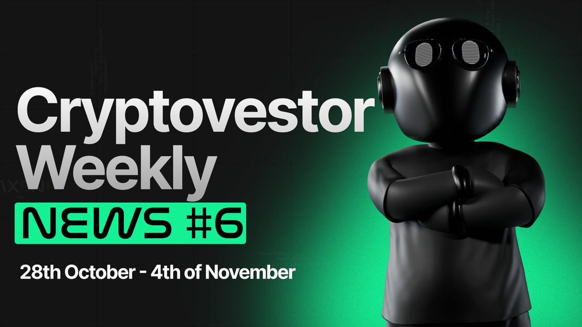 Axenlabs's tweet photo. 🚨 Cryptovestor Weekly News 🚨

Covering the biggest stories from Oct 28 - Nov 4, 2024:

1. Election Betting Frenzy on Polymarket 🇺🇸

Kamala Harris and Donald Trump are neck-and-neck on Polymarket ahead of Tuesday’s U.S. election. Harris has closed the gap, with her shares rising to 44 cents, while Trump’s have dipped from 66 to 55 cents. The intense betting activity highlights the tight race, with crypto enthusiasts watching closely.

2. Russia’s Unbelievable Fine on Google 🇷🇺

In an eyebrow-raising move, a Russian court fined Google an astronomical $20 decillion—more than all the world’s wealth combined! While the exact motive is unclear, this penalty has set a new benchmark for jaw-dropping fines in tech.

3. Elon Musk’s Vision of a Robot-Powered Future 🤖

Elon Musk projects that by 2040, the world will have at least 10 billion humanoid robots, each priced around $20,000–$25,000. As Tesla pushes innovation boundaries, Musk’s vision could redefine human-robot coexistence. Are we ready for a robo-filled future?

4. MicroStrategy’s Massive Bitcoin Play 💸

Michael Saylor’s MicroStrategy plans to raise a staggering $42 billion to buy more Bitcoin. The company, already holding 252,220 BTC, unveiled its “21/21 Plan” aiming to secure $21 billion in equity and $21 billion in fixed-income securities over the next three years. Will Saylor’s vision push BTC to new heights?

5. Trump Celebrates Bitcoin’s Birthday & Promises Crypto Reform 🇺🇸

Donald Trump wishes Bitcoiners a “happy 16th anniversary of Satoshi’s white paper” and pledges to end “Kamala’s war on crypto.” He’s also calling for the release of Silk Road founder Ross Ulbricht. Trump’s message resonates with the crypto community as Election Day nears.
