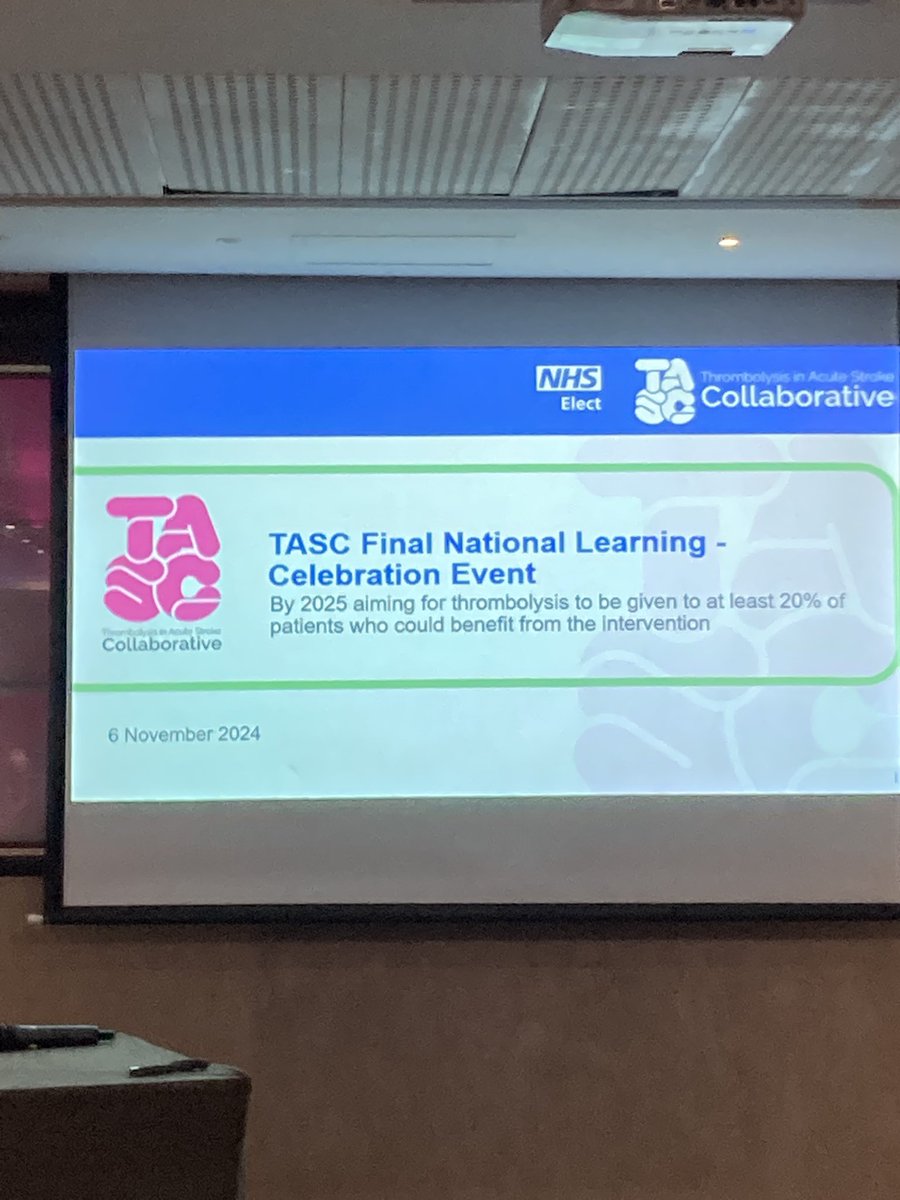 Super excited to be at the TASC celebration event with <a href="/michwareham/">Michelle Wareham</a> representing our <a href="/Stroke_Unit_RPH/">Acute Stroke Unit @lthtr</a> Thrombolysis project team <a href="/NHSElect/">NHS Elect 💙</a> <a href="/LancsHospCITeam/">Continuous Improvement @ LTHTR</a> <a href="/AilsaBrotherton/">#HellomynameisAilsa 💙</a>