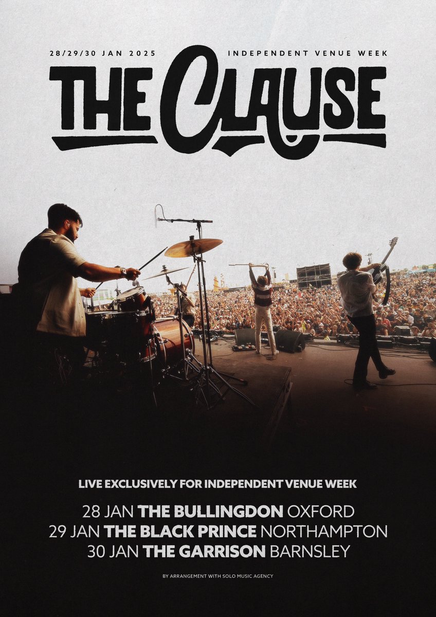 INDEPENDENT VENUE WEEK!

About to head out on our biggest tour yet, but we won’t ever be forgetting the independent venues that got us there in the first place.

See yas all in January! Tickets on sale Friday 10am x