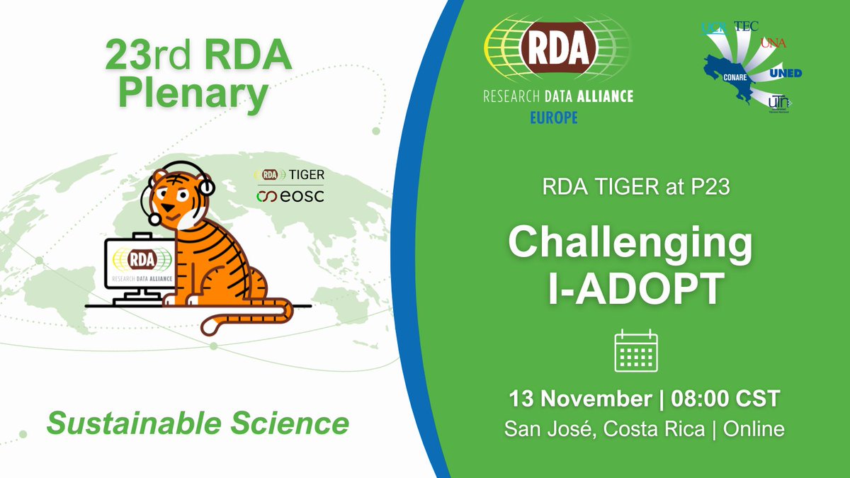 RDA_Europe's tweet photo. Discover the results of the #I-ADOPT Variable Modelling Challenge &amp; discuss improvements to the I-ADOPT Framework with the #RDATIGER InteroperAble Descriptions of Observable Property Terminology Group.

📆13 November
⏰08:00 – 09:30 CST/14:00 – 15:30 UTC

https://t.co/gRYthYmp3f https://t.co/OQIOpEiRGX