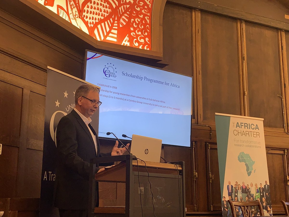 #DYK that the Coimbra Group has been offering #scholarships for young researchers from Sub-Saharan #Africa to spend 1-3 months at its member universities in Europe for more than 1️⃣5️⃣ years? 

This academic year only, 35 grants have been awarded under this scheme. 

#AfricaCharter