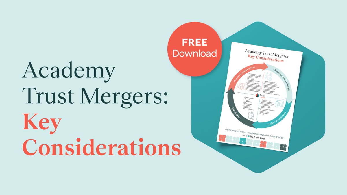 As more academy trusts explore potential mergers, there are strategic considerations essential for each Trust. Our free Academy Trust Mergers – Key Considerations download helps education leaders navigate this complex process eu1.hubs.ly/H0dwmtT0
#AcademyTrust #MATLeadership