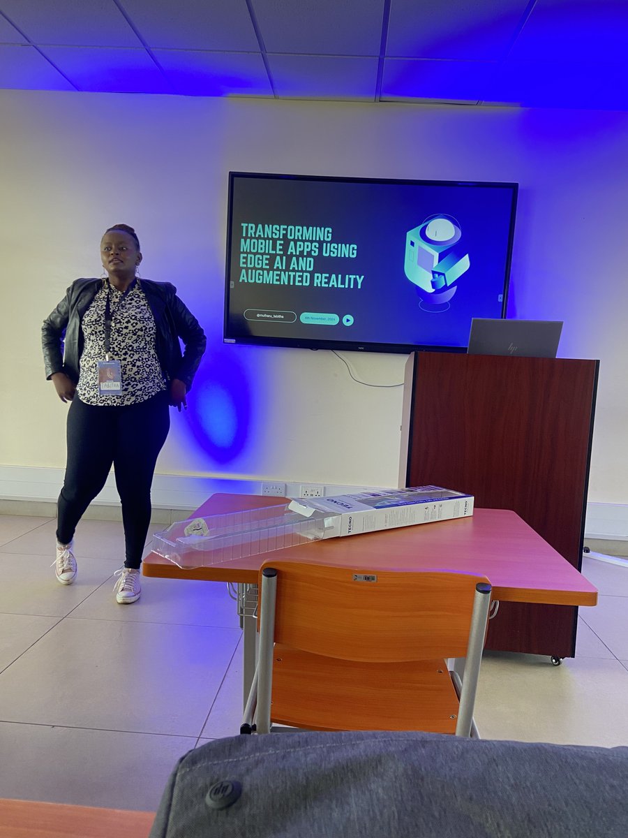 Yves Kalume (@kalumeyves) on Twitter photo Transforming Mobile Apps with Edge AI and Augmented Reality π₯ by <a href="/mutharu_tabitha/">Tabitha Mutharu</a> 
#dcke24 #FlutterconKe Transforming Mobile Apps with Edge AI and Augmented Reality π₯ by <a href="/mutharu_tabitha/">Tabitha Mutharu</a> 
#dcke24 #FlutterconKe