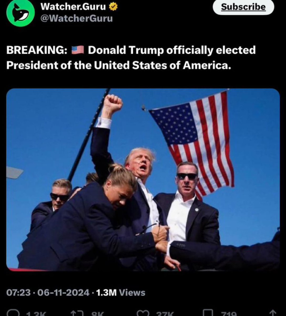 Congratulations to the president Mr Donald Trump for making us proud, after all the attacks to eliminate him ,<a href="/trump_dodge40/">TRUMP DODGE BULLET🇺🇸</a>  
$Bullet to the  moon ✈️🌙
✈️✈️✈️🔥🔥🔥🔥