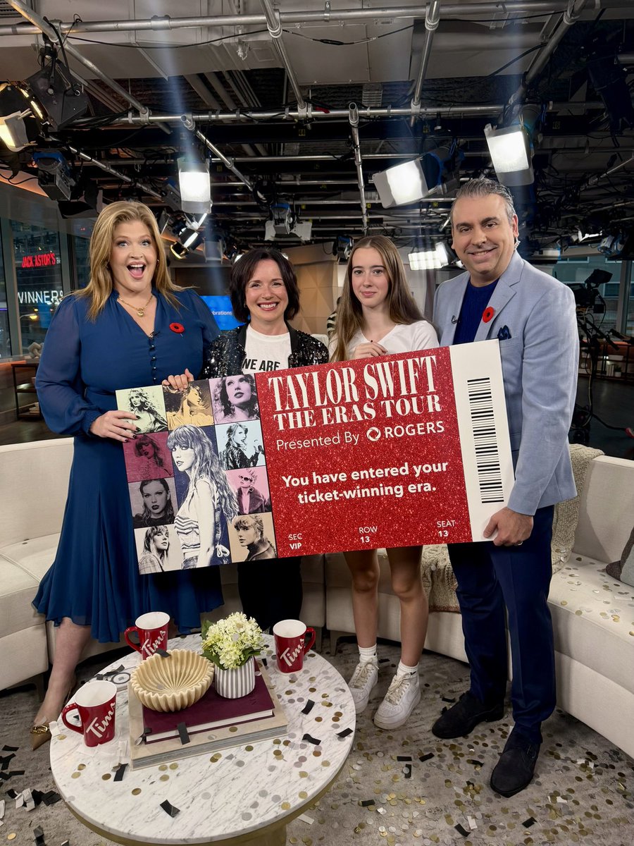 Congratulations to Tyra + Brooklyn ♥️ 

We can’t wait for you to share this incredible experience together at Taylor Swift | The Eras Tour!!!