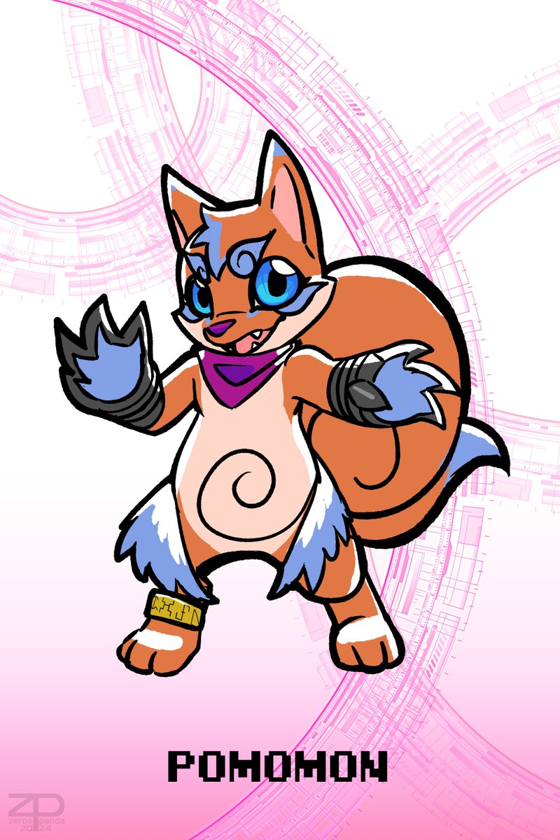 It's Digimon week for <a href="/PandaZeros/">Zeros Panda</a> and he's doing an awesome job on my sona's Digiforms. Just take a look at the rookie! Only for a week, I highly suggest you go get one for yourself!