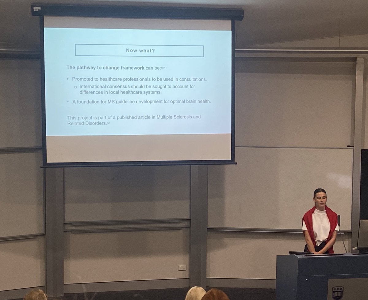 Olivia Wills (@oliviawillsapd) on Twitter photo And congratulations student dietitian Dominique Brischetto on presenting your final Master’s research. Dominique developed a behaviour change framework to support healthcare professionals translate evidence into actionable strategies for MS. <a href="/UOWNutrDiet/">UOW Nutr & Dietetics</a> <a href="/Eatright_MS/">EatrightMS Dietetic Research in Multiple Sclerosis</a> And congratulations student dietitian Dominique Brischetto on presenting your final Master’s research. Dominique developed a behaviour change framework to support healthcare professionals translate evidence into actionable strategies for MS. <a href="/UOWNutrDiet/">UOW Nutr & Dietetics</a> <a href="/Eatright_MS/">EatrightMS Dietetic Research in Multiple Sclerosis</a>