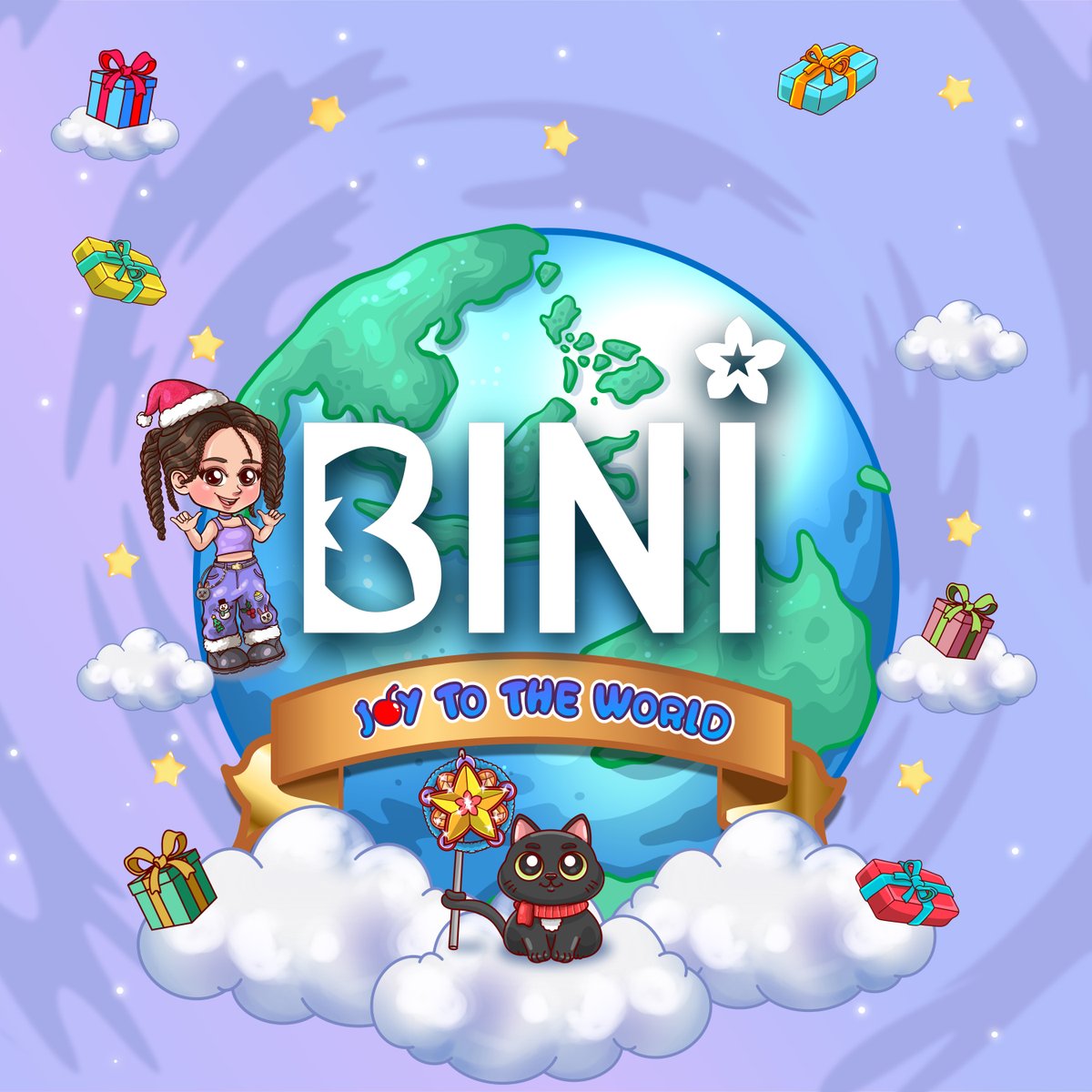 BINI_ph's tweet photo. #BINI : #BINI_JoyToTheWorld Cover Art
Character Reveal [ Sheena ] 

The holidays are about to get brighter! 🌟

Pre-save now:
📌 https://t.co/qYFwi3Sq4j

Check out the teaser sound on TikTok: 
🔊https://t.co/qf8aBJisRL https://t.co/QlgIRkkKld