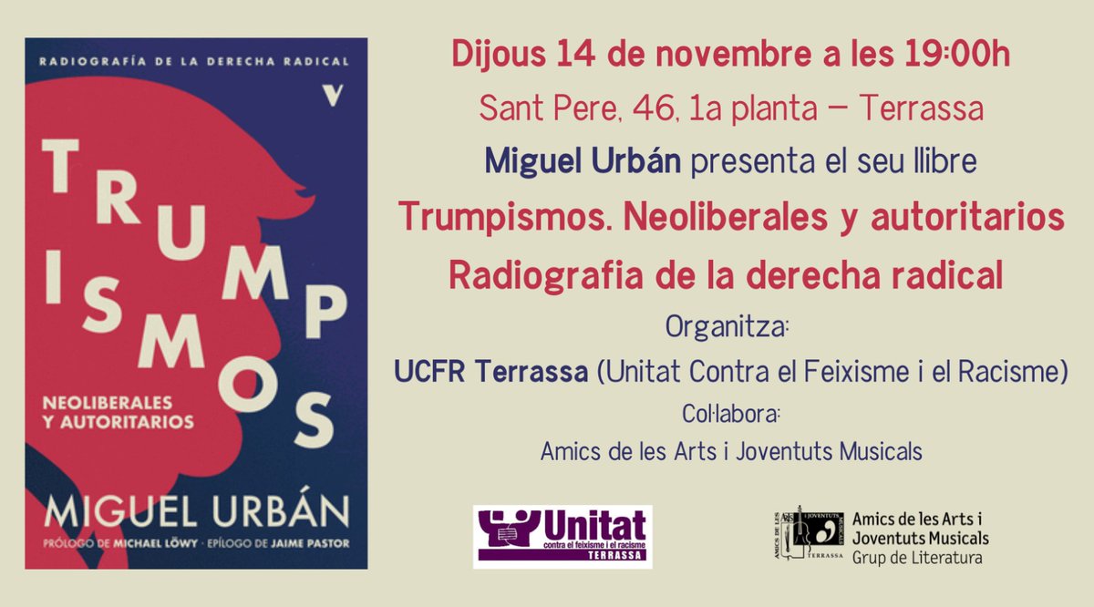 UCFR Terrassa (Unitat Contra Feixisme I Racisme) tweet media
