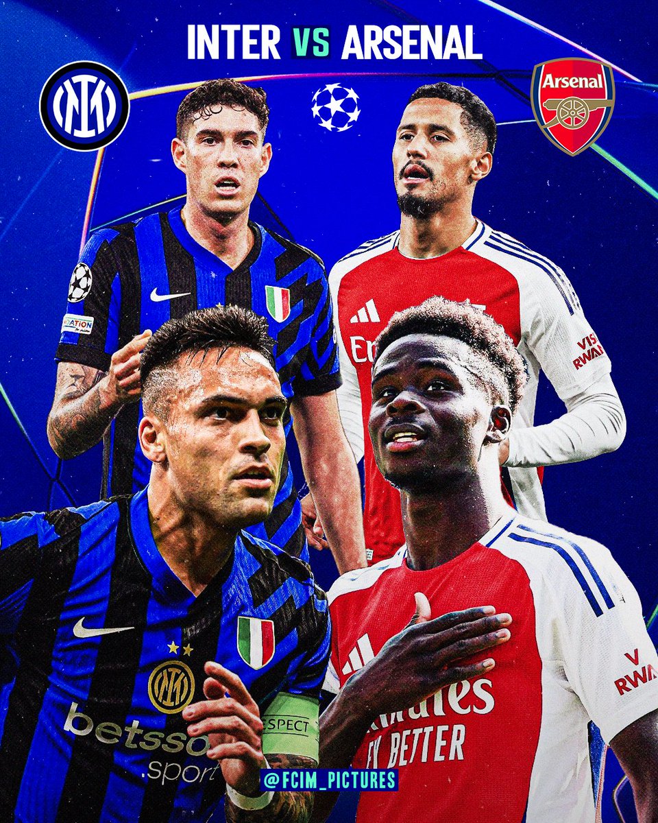 MATCHDAY. 🔥🔥🔥🔥

⚫🔵 Inter VS Arsenal ⚪🔴😮‍💨😮‍💨😮‍💨💥💥💥💰💰
Whoever predicts the score right I’ll send him $15💰reply with your predictions👇💥💥
#UCL #InterMilan #Arsenal 
#Giveaway  #trending 
#GamblingX #UCLFantasy