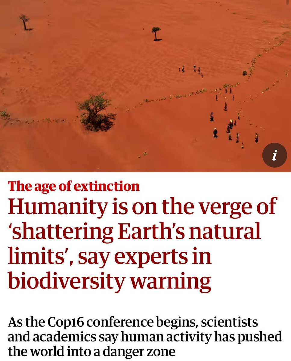 We called it Extinction Rebellion for a reason.
The extinction is here - so where's the rebellion?