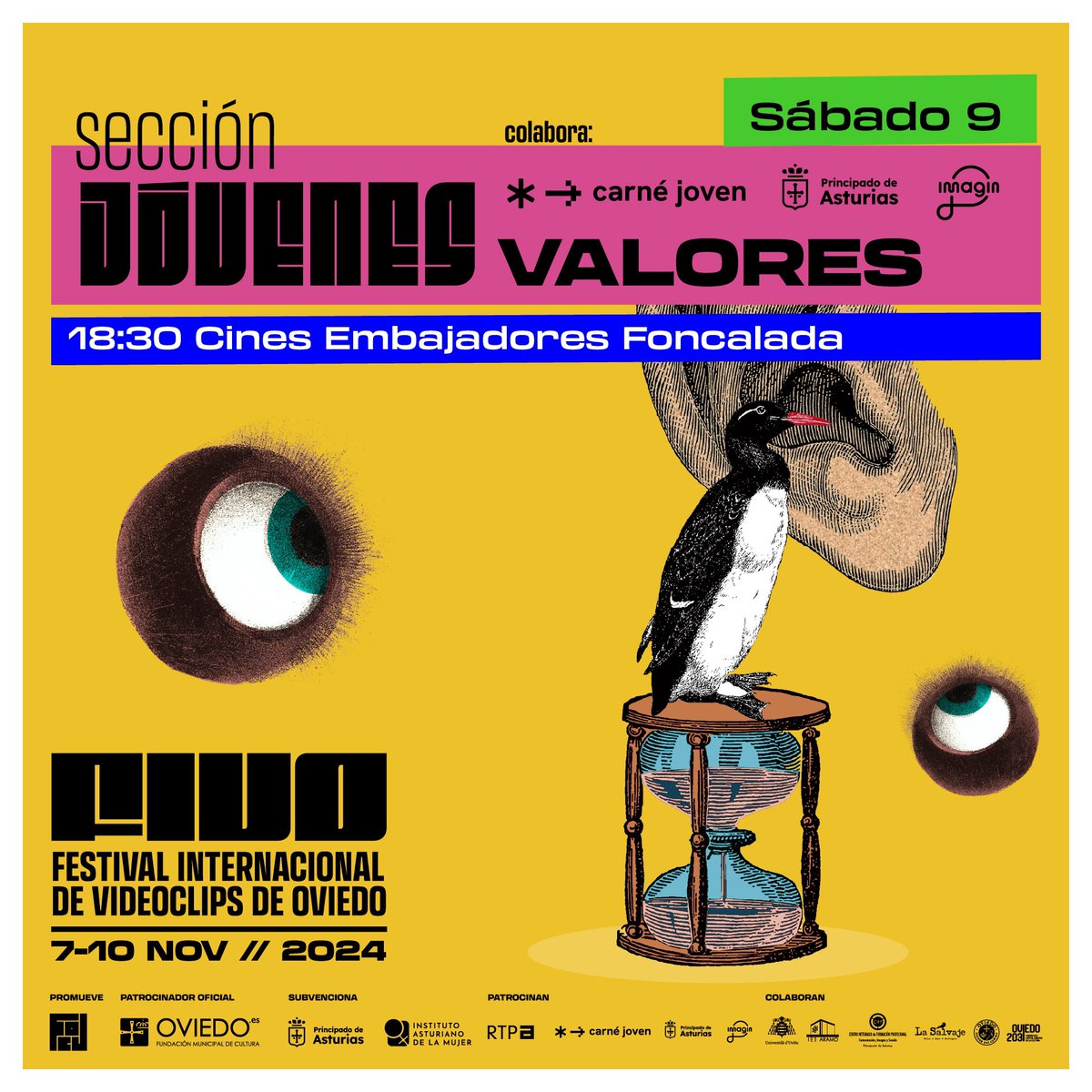 FIVO (@fivoviedo) on Twitter photo 🌱👁️ Sección Jóvenes Valores #FIVO2024
🗓️ Sábado 9 de noviembre
🕚 18:30h
📍Cine Embajadores Foncalada <a href="/cinesfoncalada/">Cines Embajadores Foncalada</a>
🎫 Libre acceso hasta completar aforo
Seleccionadxs de la Sección Jóvenes Valores: instagram.com/p/DCBqp7yszTp/… 🌱👁️ Sección Jóvenes Valores #FIVO2024
🗓️ Sábado 9 de noviembre
🕚 18:30h
📍Cine Embajadores Foncalada <a href="/cinesfoncalada/">Cines Embajadores Foncalada</a>
🎫 Libre acceso hasta completar aforo
Seleccionadxs de la Sección Jóvenes Valores: instagram.com/p/DCBqp7yszTp/…