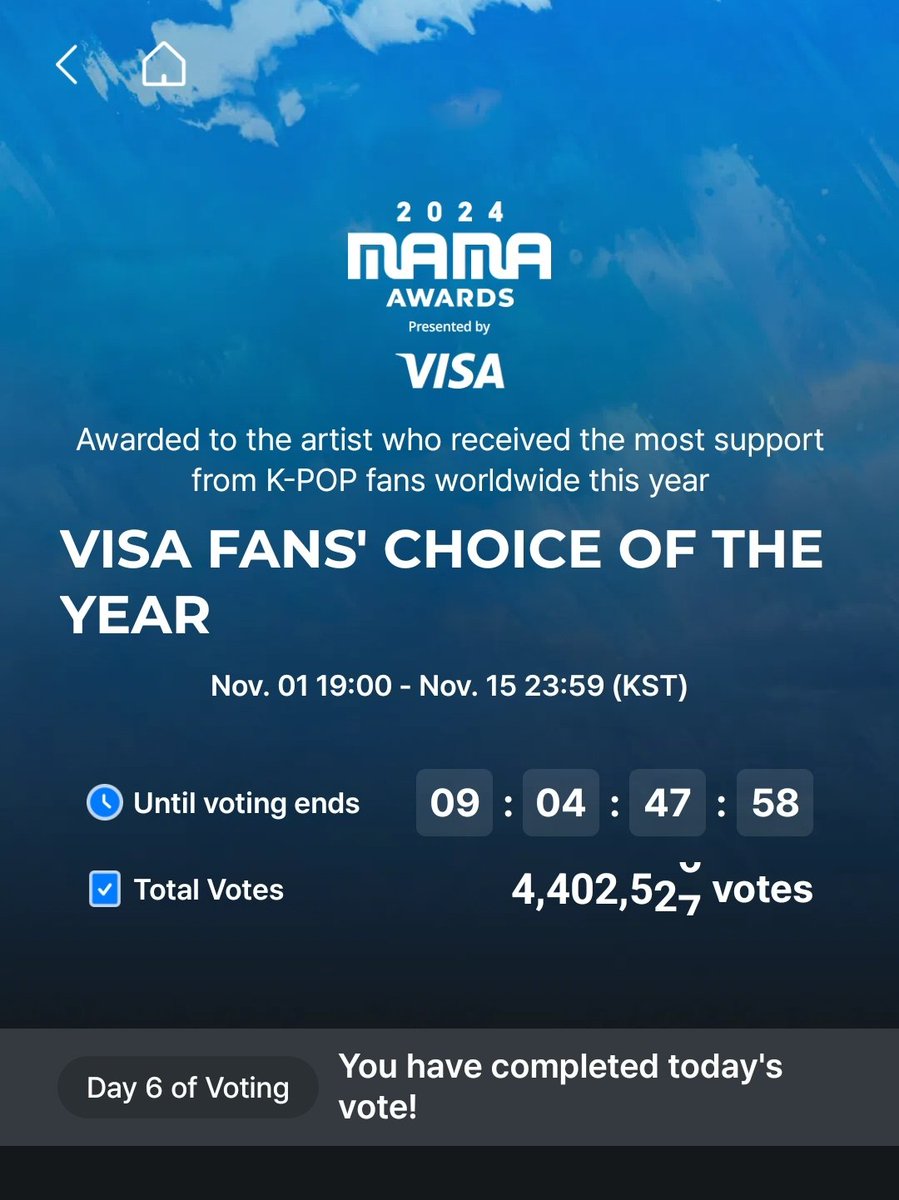Jungkook_SNS's tweet photo. Please vote harder for Jungkook on MAMA Fan's Choice and VISA Fans Choice on Mnet Plus App. Post about it on all social media platforms, the energy needs to be high if you really want to win it for him🚨

I vote #jungkook at #2024MAMAVOTE https://t.co/P2Ih9BVzM4