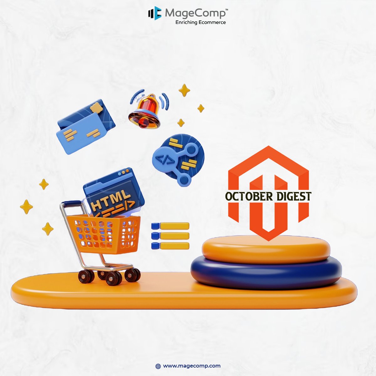 theMageComp's tweet image. October Updates Are Here!🎉

Enhanced REST &amp;amp; GraphQL API support, new customization options, and more. Plus, a sneak peek into our Diwali celebrations! 🎊✨

🔗 - magecomp.com/blog/magento-2… 

#MageComp #Magento2 #Extensions #APISupport #Ecommerce #OctoberUpdates #DiwaliCelebrations