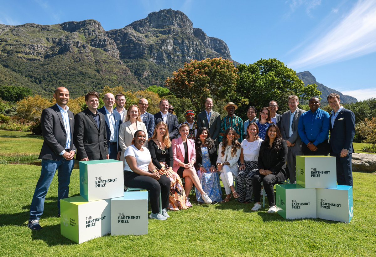 The Prince and Princess of Wales (@kensingtonroyal) on Twitter photo An inspiring morning meeting the <a href="/EarthshotPrize/">The Earthshot Prize</a> 2024 Finalists at Kirstenbosch National Botanical Garden!
Each and every Finalist brings a unique story and their own groundbreaking solution to the table, embodying hope for a greener future. Find out which of them will win one An inspiring morning meeting the <a href="/EarthshotPrize/">The Earthshot Prize</a> 2024 Finalists at Kirstenbosch National Botanical Garden!
Each and every Finalist brings a unique story and their own groundbreaking solution to the table, embodying hope for a greener future. Find out which of them will win one