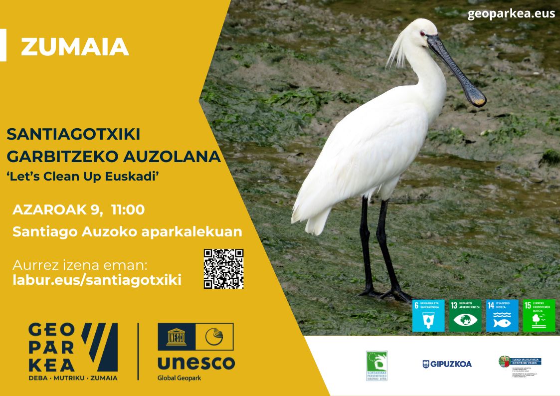 📌 Lagunduko al gaituzu Santiagotxikiko inguruak elkarrekin, auzolanean garbitzen? ♻️🚮
🗓 Azaroak 9, larunbata, goizeko 11etan
🕚 Izen-ematea 👉🏼 labur.eus/santiagotxiki
#Geoparkea #Ingurumena
