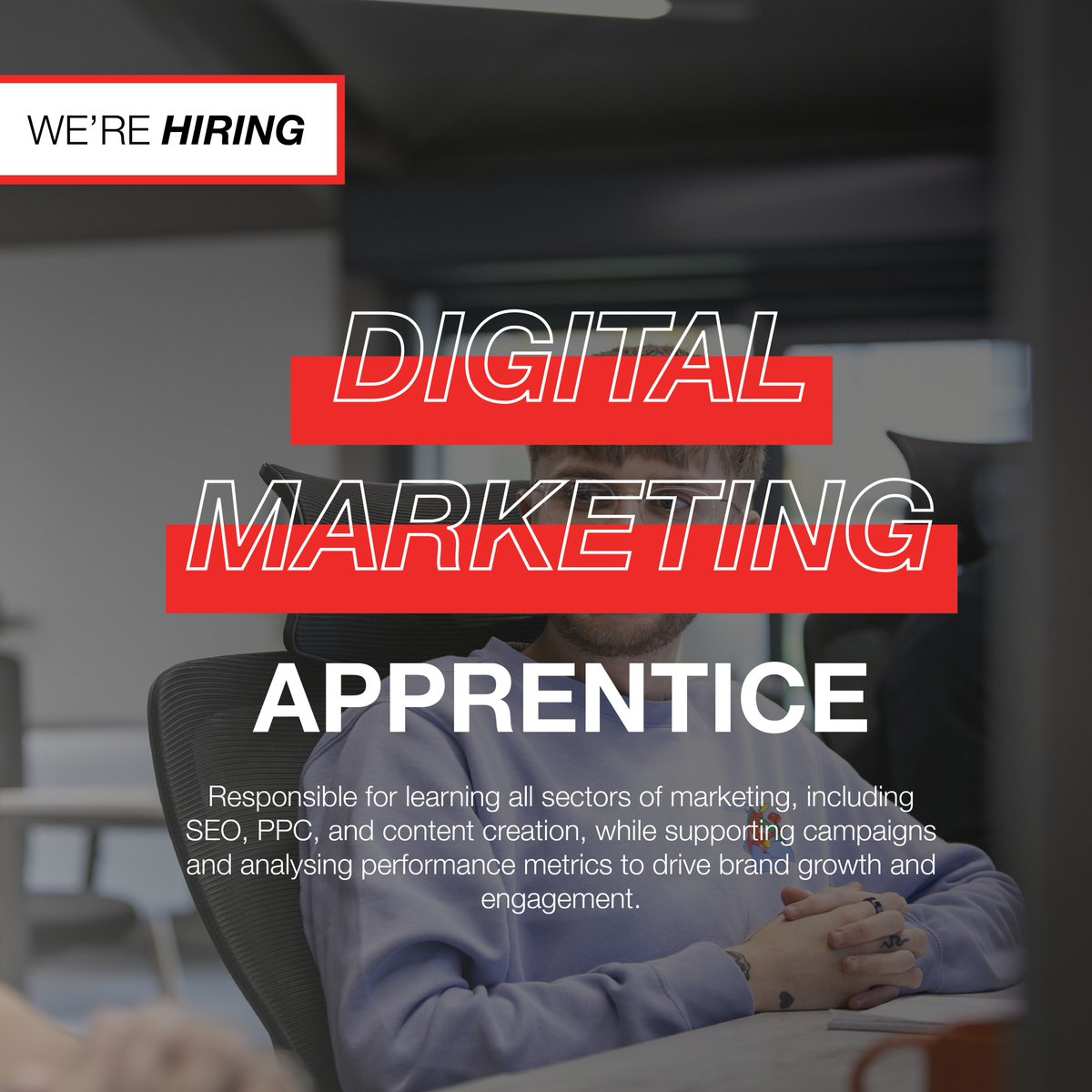 We're hiring a Digital Marketing Apprentice to join our Search Team!🚀

Help us stay ahead of trends, build SEO skills, and support growth. 

Send your CV &amp; cover letter to careers@diony.co.uk. 

#Diony #HullMarketingAgency #Apprenticeship