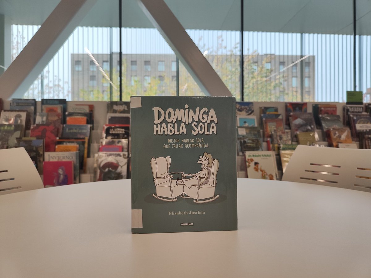 Dominga habla sola. 
Mejor hablar sola que callar acompañada 👌🏽
🎨 <a href="/eli_justicia/">Elisabeth Justicia</a>
Por fin en mis manos.
📍Biblioteca del CC. Salburua, con una fantástica sección de cómics