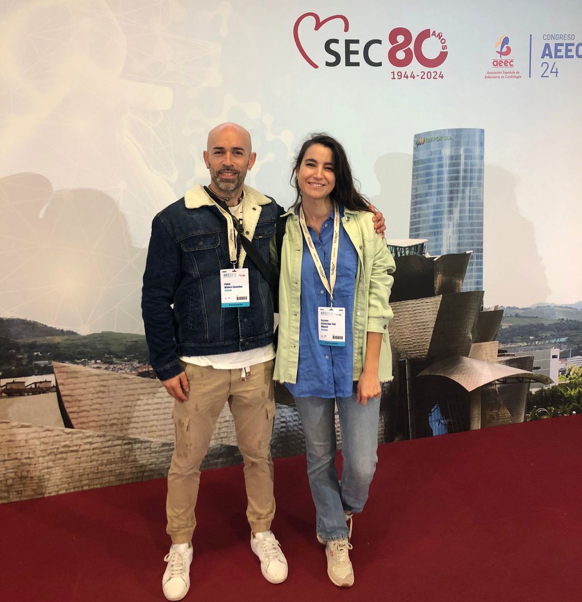 CMedicoAsturias's tweet photo. Nuestros compañeros Susana Guisuraga Sanmiguel y Pablo Blanco asistieron al Congreso SEC24 de Salud Cardiovascular en Bilbao, un evento que reúne a grandes profesionales del sector para intercambiar conocimientos y avances en el ámbito de la salud cardiovascular
#SEC24 #HCMA https://t.co/jy6nKjRz4r