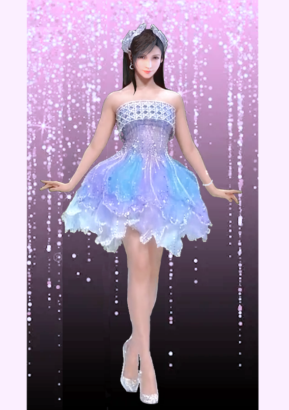 sachin and babi light blue dress Flower Fairies Princess Gown  Fairy Tong