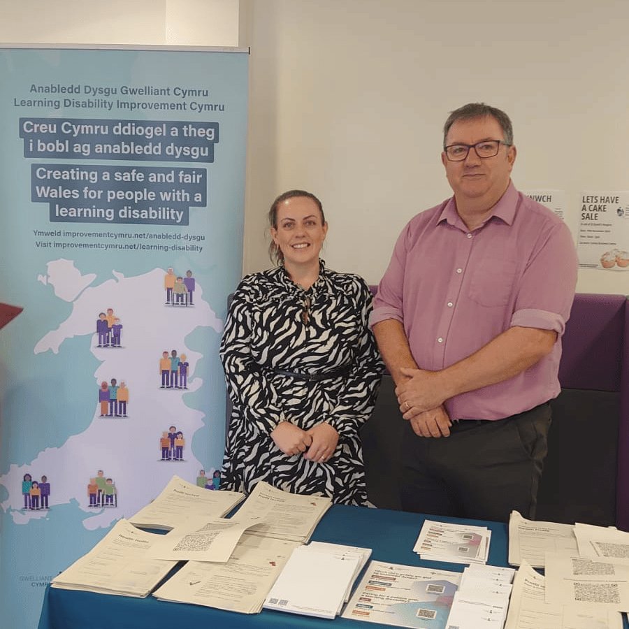 ImprovementCym's tweet image. 📍 We’re at the Learning Disability Wales Annual Conference. #ADayInMyLife

👋 Come learn about our work to create sustainable improvements in the health and wellbeing of people with a #LearningDisability. 

💬 Let’s talk authentic co-production and quality improvement practice!