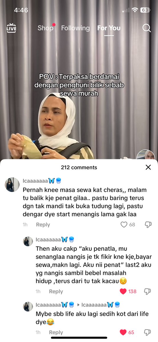 aisarroses's tweet photo. wei aku suka baca komen kat tiktok semua😭Yang seram jadi kelakar je HAHAHA https://t.co/6aMtPwk4q9