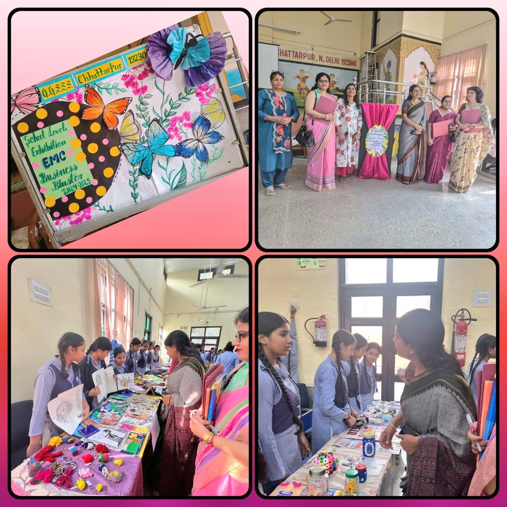 SameerDeepti's tweet image. At @Ggsss115781, 79 teams of budding entrepreneurs of class 11 & 12 showcased #innovative ideas in art, #Sustainability, food, tech for the #BusinessBlasters event. Thanks to Principal @SudhaBasia, #Judges, #staff & #Parents for making this a great success!
#EMC
@Dir_Education