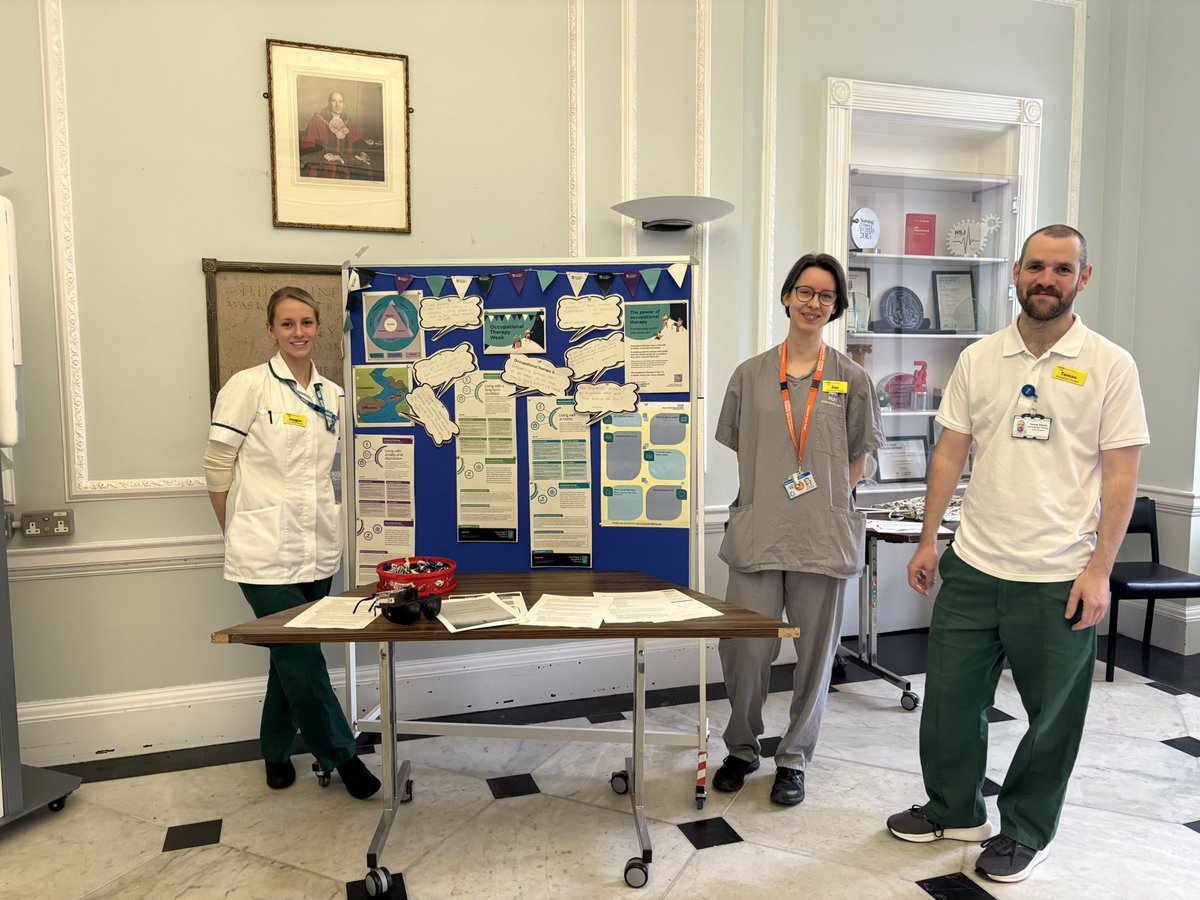 isabellediet's tweet photo. It’s OT week this week! 

Come down to RUH Lansdown Restaurant today to meet our OTs and learn about their amazing work! 💡🙌🏼🤩

@theRCOT @tamsinOT @RUHBath @RUHStaff @ScottBuxton_1 https://t.co/eSDNwq9bWr