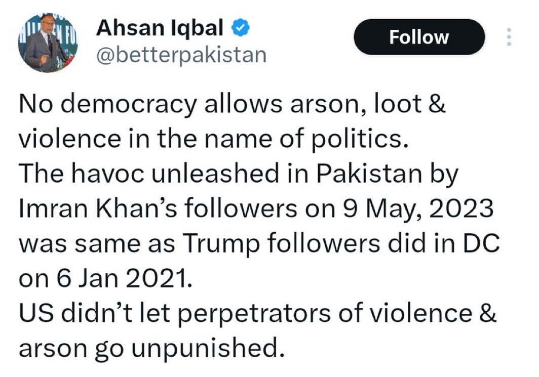 Mufti_HanifAdv's tweet photo. @CMShehbaz @realDonaldTrump PMLN leaders including Maryam Nawaz, Ahsan Iqbal &amp; others went public in their hate remarks for @realDonaldTrump. Now they are on a delete spree. Unfortunate that the establishment of Pakistan imposed puppets on us that are not trained in basics of diplomacy or intl relations. https://t.co/QWBcuVnxrY