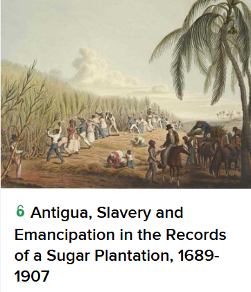 HCAlibrarian's tweet photo. The Library currently has trial access to 4 primary source databases, thanks to requests from @HCAatEdinburgh students &amp; staff, including 'Antigua, Slavery and Emancipation...' &amp; 'The British Union of Fascists'. Find out more 🔗https://t.co/WTrhiugBEi https://t.co/NRYqEXf48Q