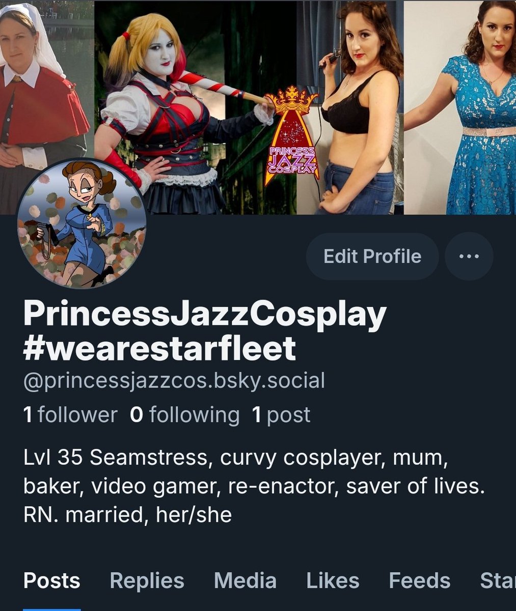 PrincessJazzCosplay #wearestarfleet tweet media