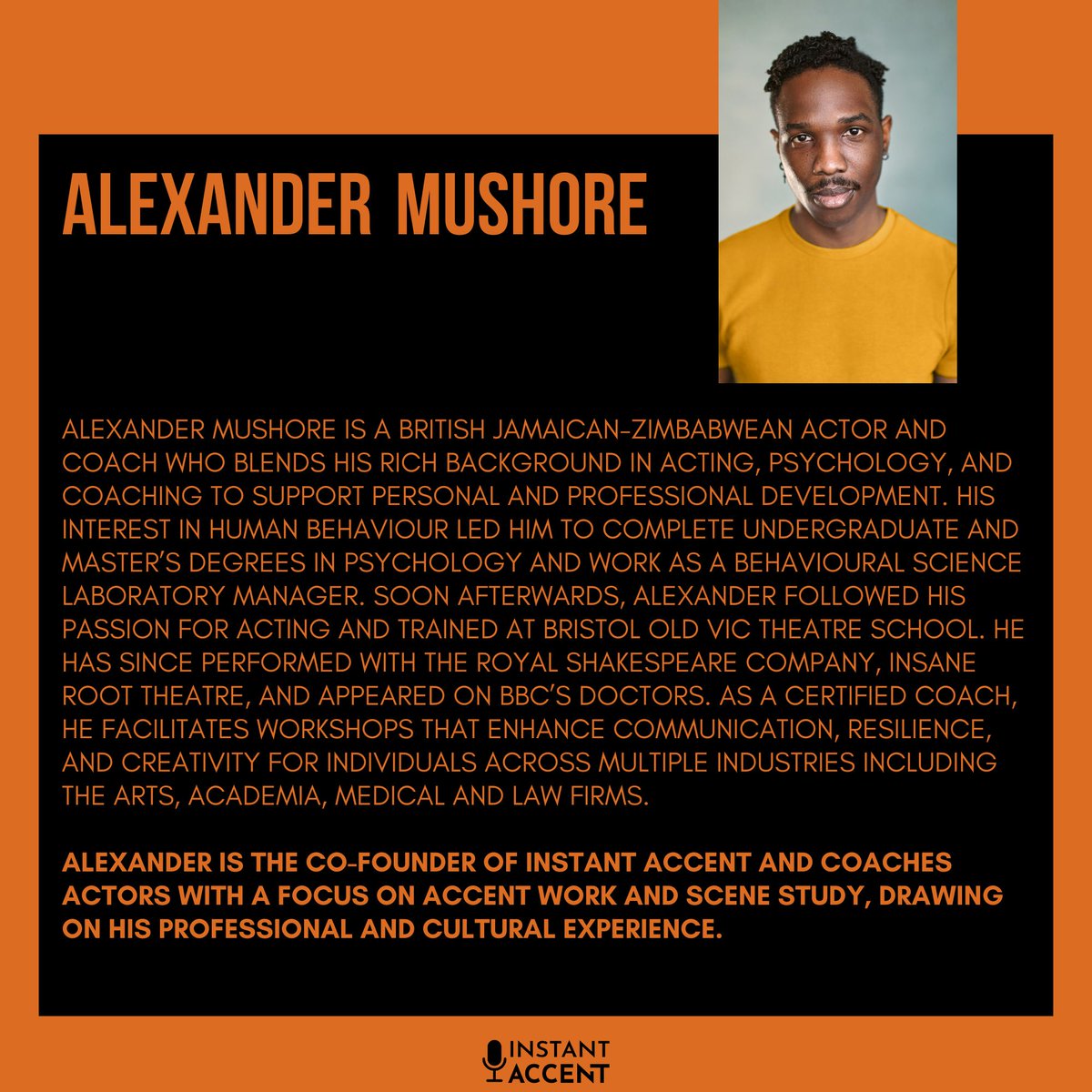 📣 📣 BIG ANNOUNCEMENT  📣 📣 The time has come for Instant Accent to host our very own in-person scene study workshops (with a focus on trying out a new accent!). 🙌   

You'll get 3 sessions over 3 weeks to work on one scene (think of it as a mini rehearsal).