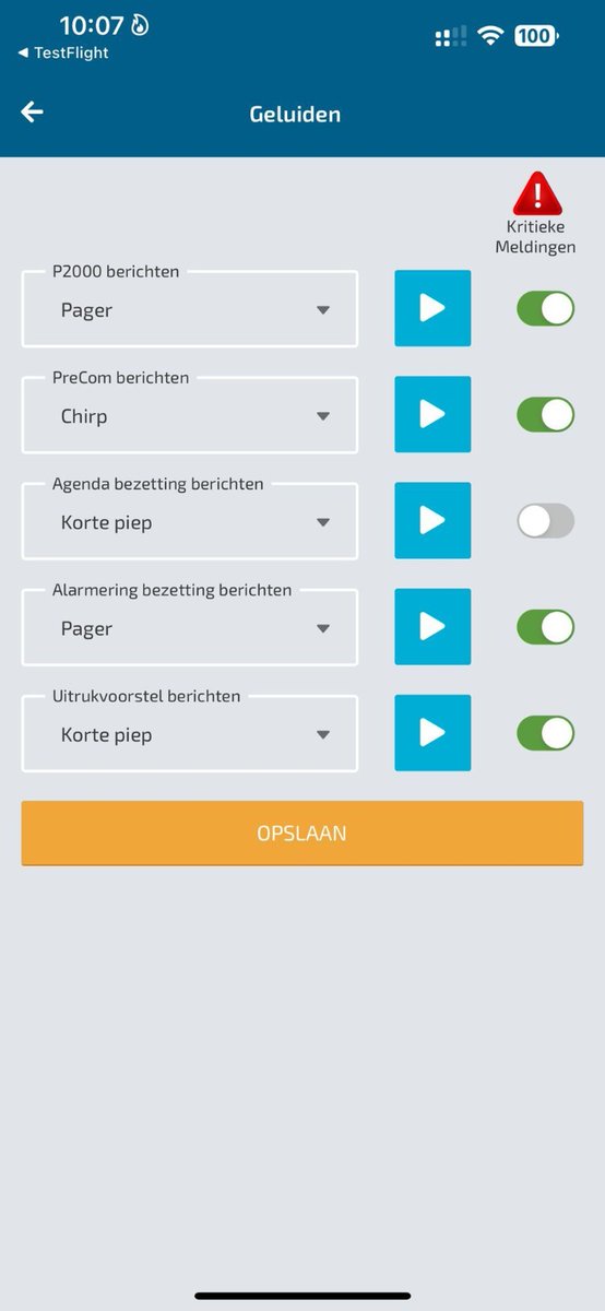 Kleine update in de PreCom-app: iOS-gebruikers kunnen nu zelf instellen voor welke berichten ze Kritieke Meldingen willen ontvangen. Een fijne verbetering voor nog meer gerichte meldingen.