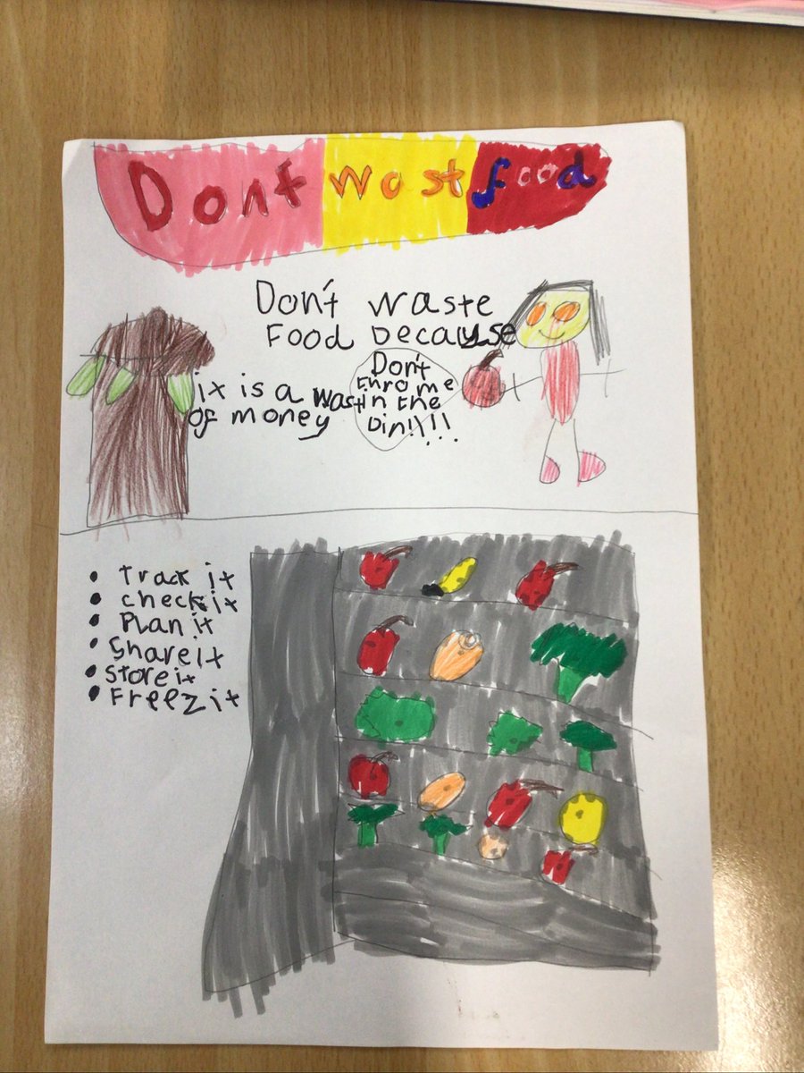INISYear2's tweet photo. Last term we had @NTFC_CT @ntfc join us to teach us all about food waste and what we can do to help our planet! 🥦🍎 https://t.co/OSd9gTL89f
