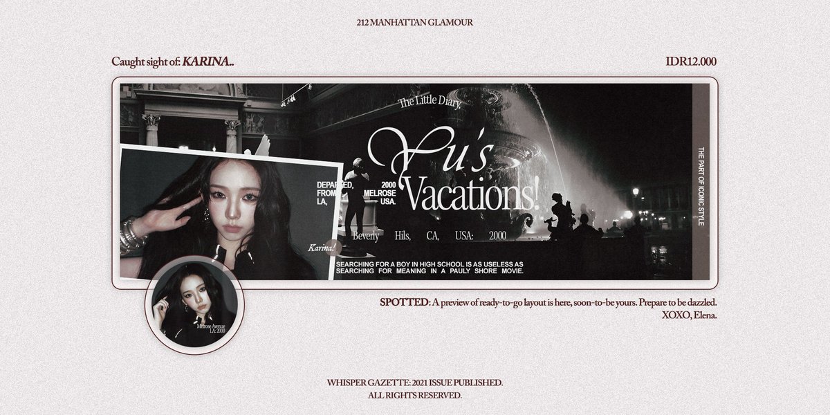 ellepages's tweet image. Help repost? Thank you!

Dear Manhattan Glamour Residence, Elena has four ready-to-go layout of Beverly Glam, priced at IDR12,000/each. Each purchase includes a free retext of each part. Don’t hesitate to DM if you’re interested!  

#zonauang