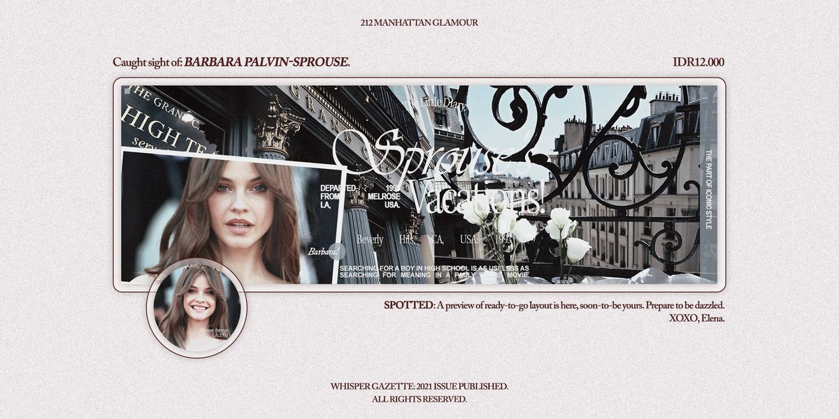 ellepages's tweet image. Help repost? Thank you!

Dear Manhattan Glamour Residence, Elena has four ready-to-go layout of Beverly Glam, priced at IDR12,000/each. Each purchase includes a free retext of each part. Don’t hesitate to DM if you’re interested!  

#zonauang