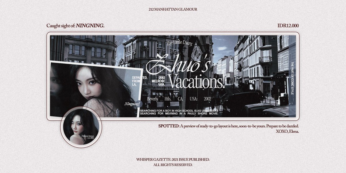 ellepages's tweet image. Help repost? Thank you!

Dear Manhattan Glamour Residence, Elena has four ready-to-go layout of Beverly Glam, priced at IDR12,000/each. Each purchase includes a free retext of each part. Don’t hesitate to DM if you’re interested!  

#zonauang