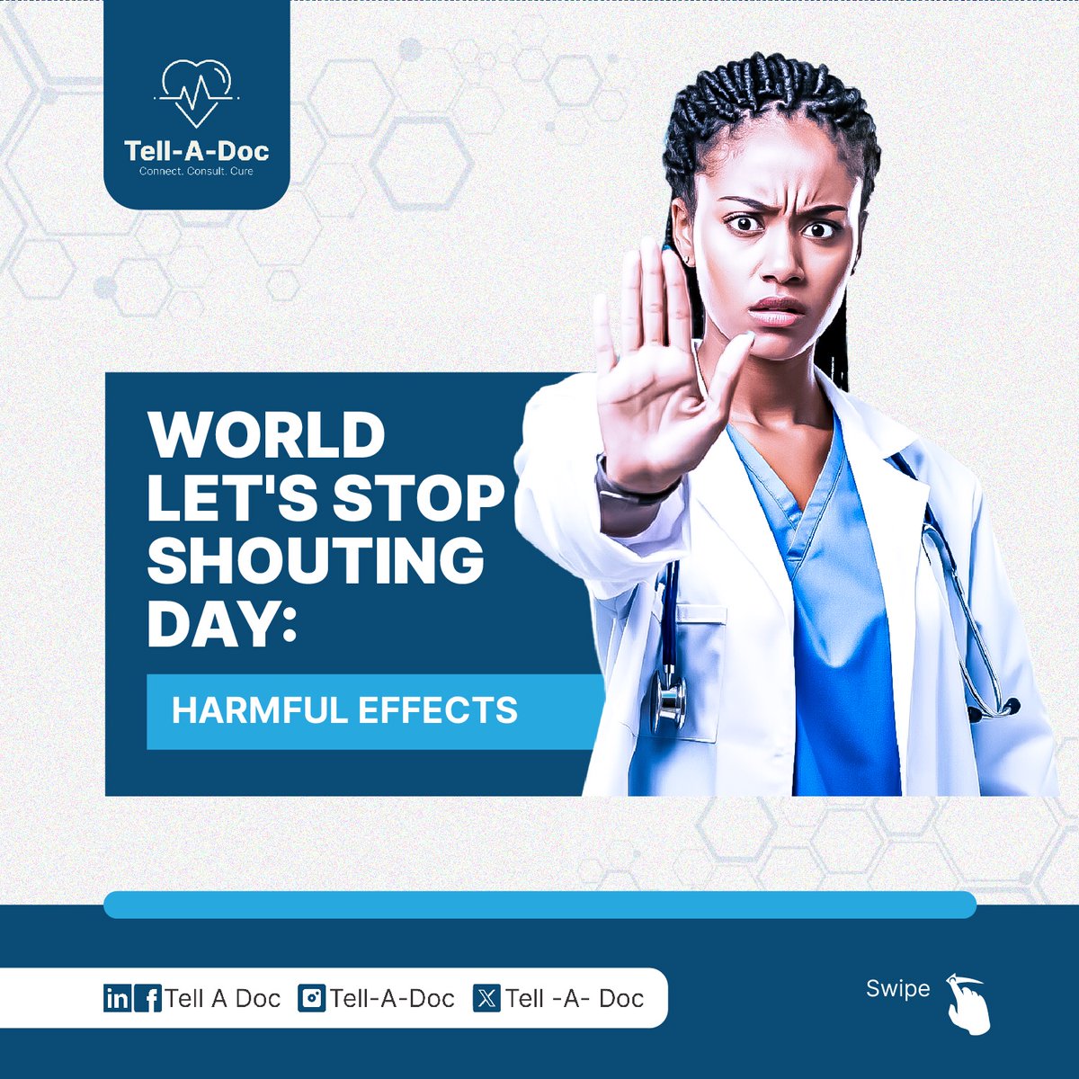 Tell_A_Doc's tweet photo. Don’t shout, Breathe & Relax instead 📍
Shouting leads to mental fatigue & emotional distress
Breathing makes you calm & relieved 🤗
#Worldletsstopshoutingday
#MentalHealthMatters
#Staycalm
#Trump
#telladoc https://t.co/GsEmA5VquT