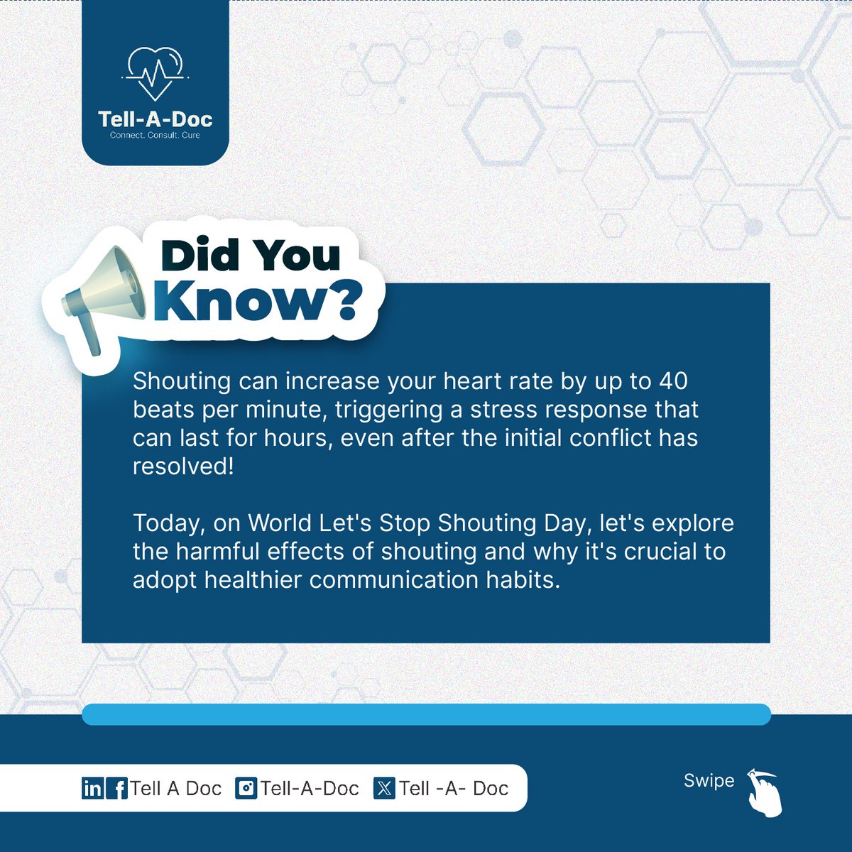 Tell_A_Doc's tweet photo. Don’t shout, Breathe & Relax instead 📍
Shouting leads to mental fatigue & emotional distress
Breathing makes you calm & relieved 🤗
#Worldletsstopshoutingday
#MentalHealthMatters
#Staycalm
#Trump
#telladoc https://t.co/GsEmA5VquT