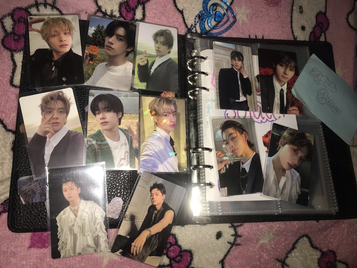 jieeuxjake's tweet photo. ˏˋ wts lfb enhypen | Jay rockstar pc set ´ˎ˗

✧ Price: 1,100 if take all
✧ 100 each pc 

—⁠☆ payo / can do dop 2-3 weeks !
—⁠☆ mint condi, can send condi thru pm
—⁠☆ can look for kahati | must take all to push
—⁠☆ free leather binder (if set taker)
need for funmeet huhu https://t.co/vCt9bFLpp3